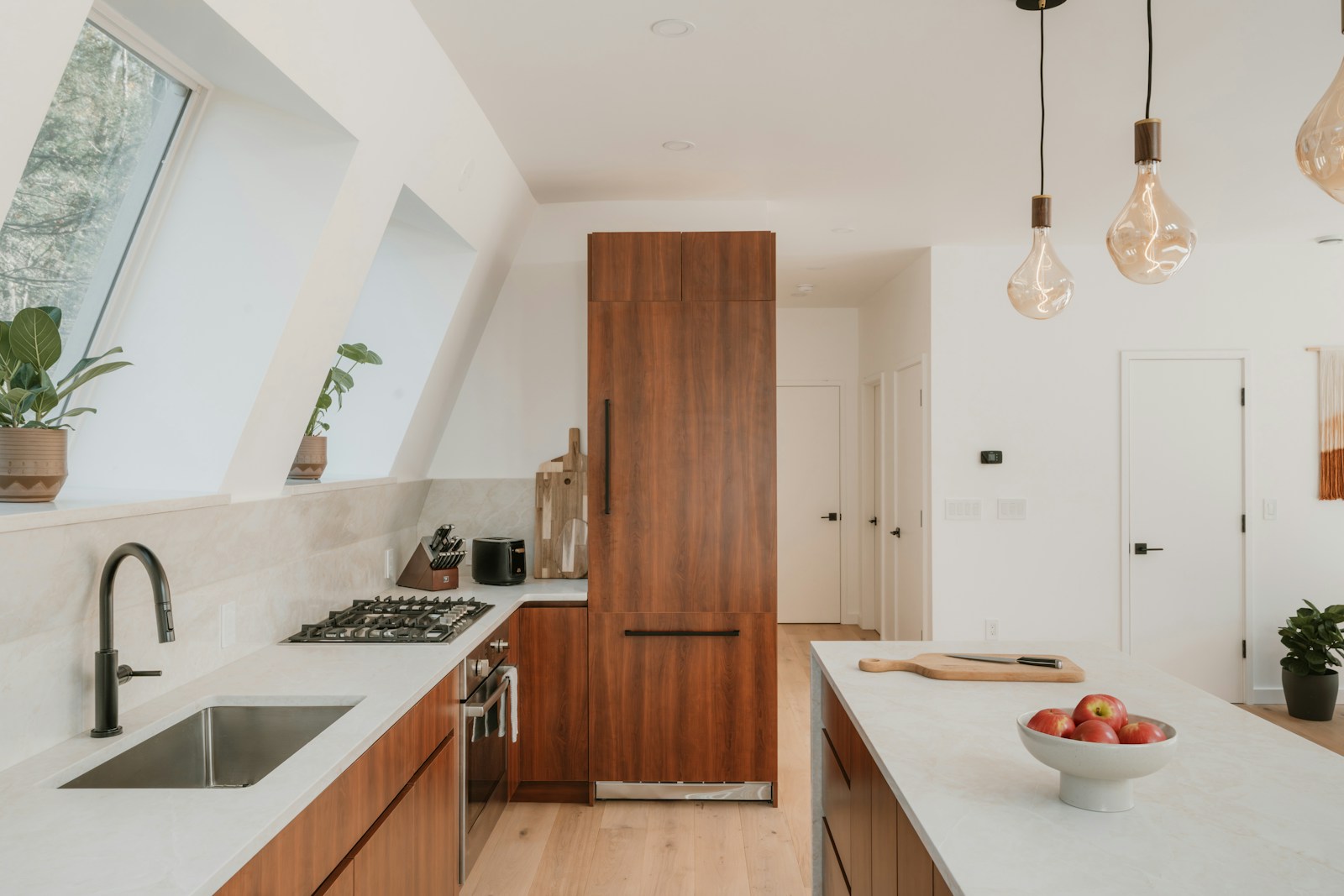 Residential kitchen material application inspiration; not an LZLA project